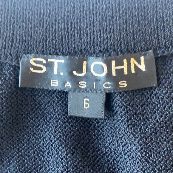 ST. JOHN BASICS | Black Santana Knit Maxi Skirt 6 - Picture 6 of 9